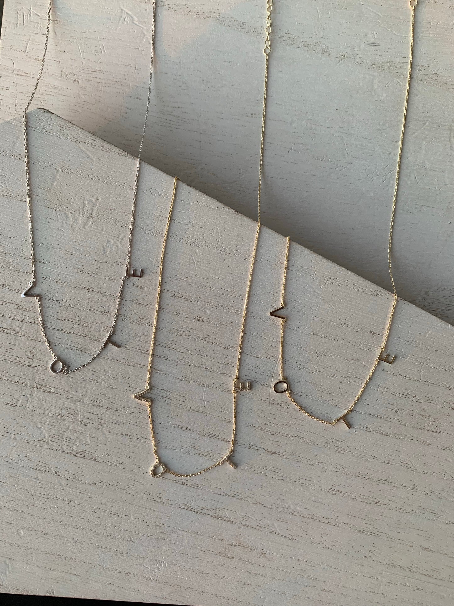 VOTE Necklace (Gold Plate)