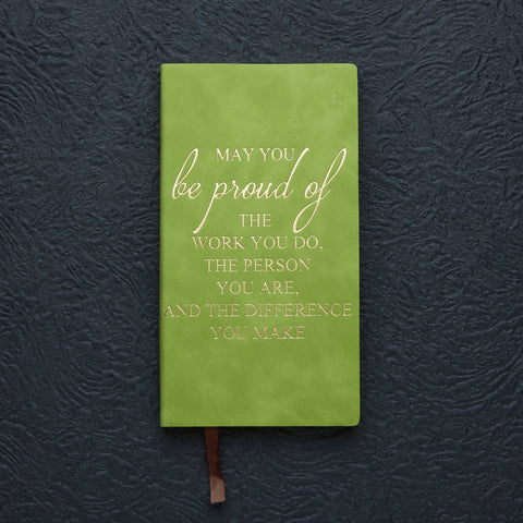✨May You Be Proud Journal (Lime Green)