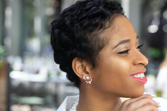 Mini Pearl Studs (White)