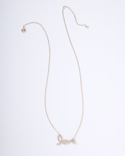 Juliet LOVE Necklace (Gold)