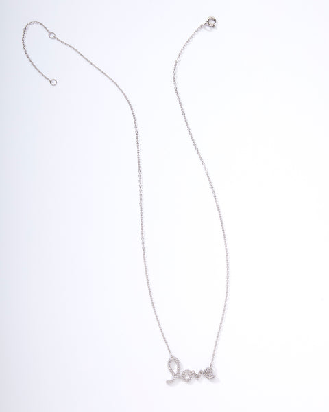 Juliet LOVE Necklace (Silver)