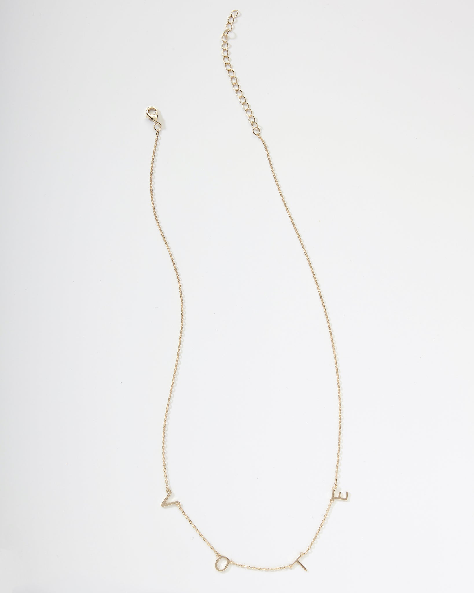 VOTE Necklace (Gold Plate)