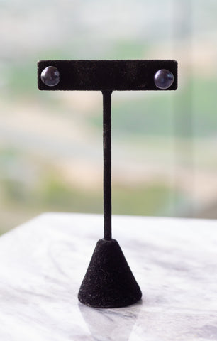Mini Pearl Studs (Black)