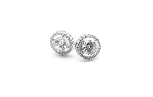 Round "Better than Diamonds" Cubic Zirconia Studs